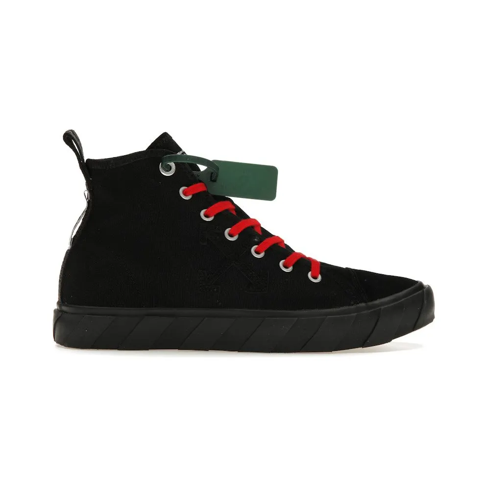 OFF-WHITE Vulcanized Hi Canvas Black Red (OMIA119S22LEA0011010)