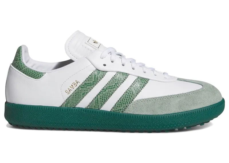 adidas Samba Spikeless Golf Barstool White Collegiate Green (KJ1954)