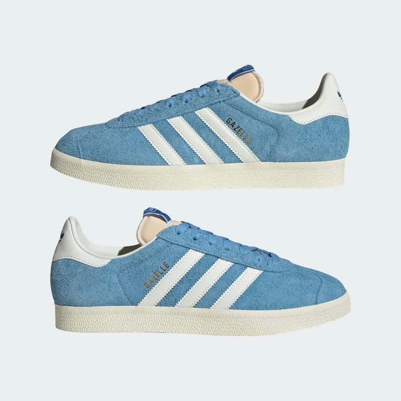 adidas Gazelle Light Blue Off White Cream White (IF9653)