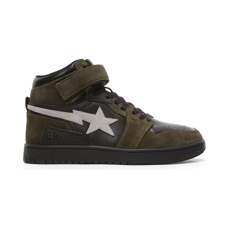 A Bathing Ape Block Sta Hi Dark Grey Light Grey (001FWG701037X)