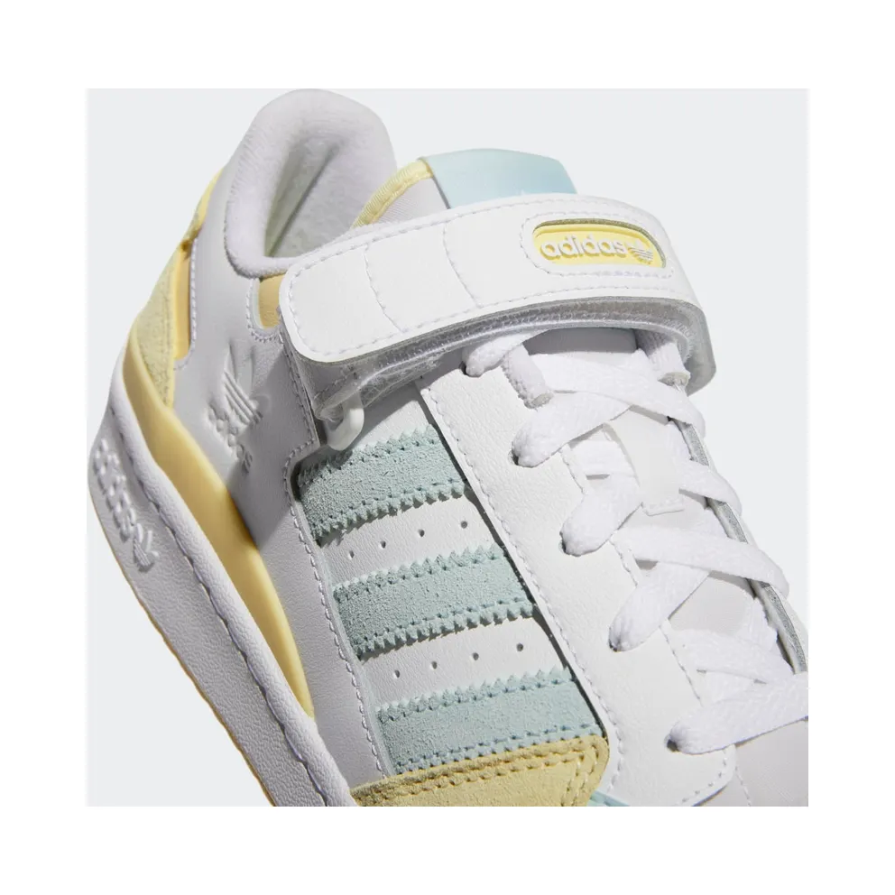 Adidas Forum Low Almost Yellow / Almost Blue / Cloud White (GX7075)