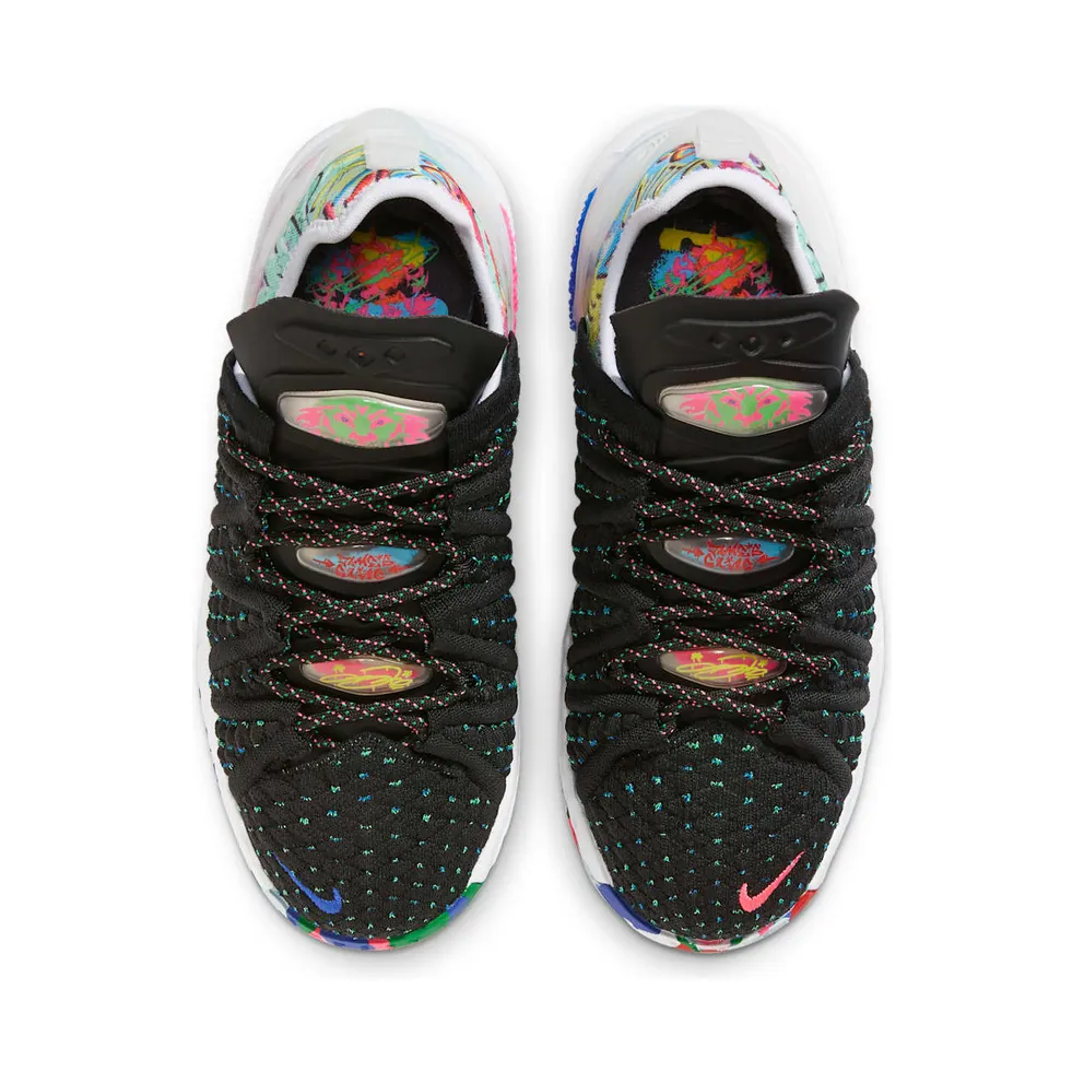 Nike LeBron 18 Multicolor (GS) Black/Multi-Color-White (CW2760-002)