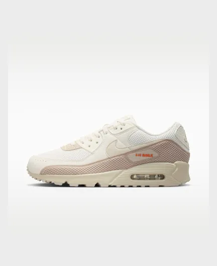 Nike Air Max 90 Premium Phantom Cream II – “Phantom / Cream Ii / Safety Orange / Light Orewood Brown” (IM5759-001)