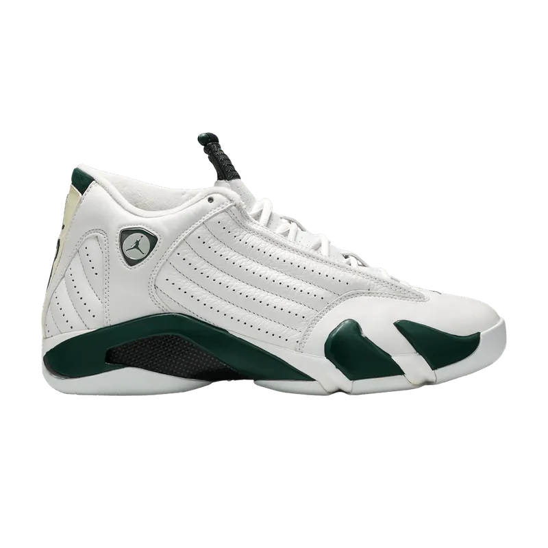Jordan 14 Retro White Forest Green White/Black-Deep Forest Green-Graphite (311832-131)