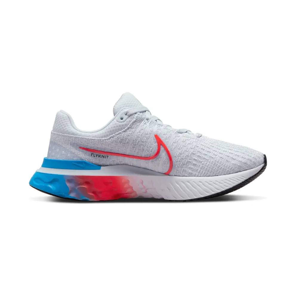 Nike React Infinity Run Flyknit 3 Road Running Grey (DV2178-001)