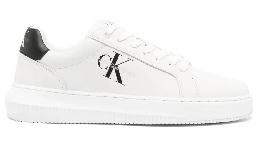 Calvin Klein Jeans Sneakers mit Logo-Print – Weiß (YM0YM00681)