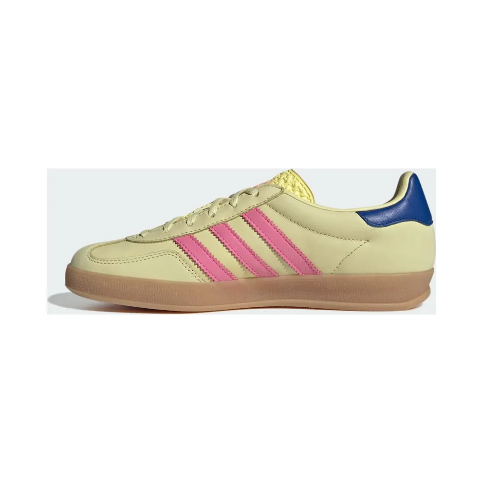 Adidas Gazelle Indoor Powder Yellow / Lucid Pink / Royal Blue (JI2719)