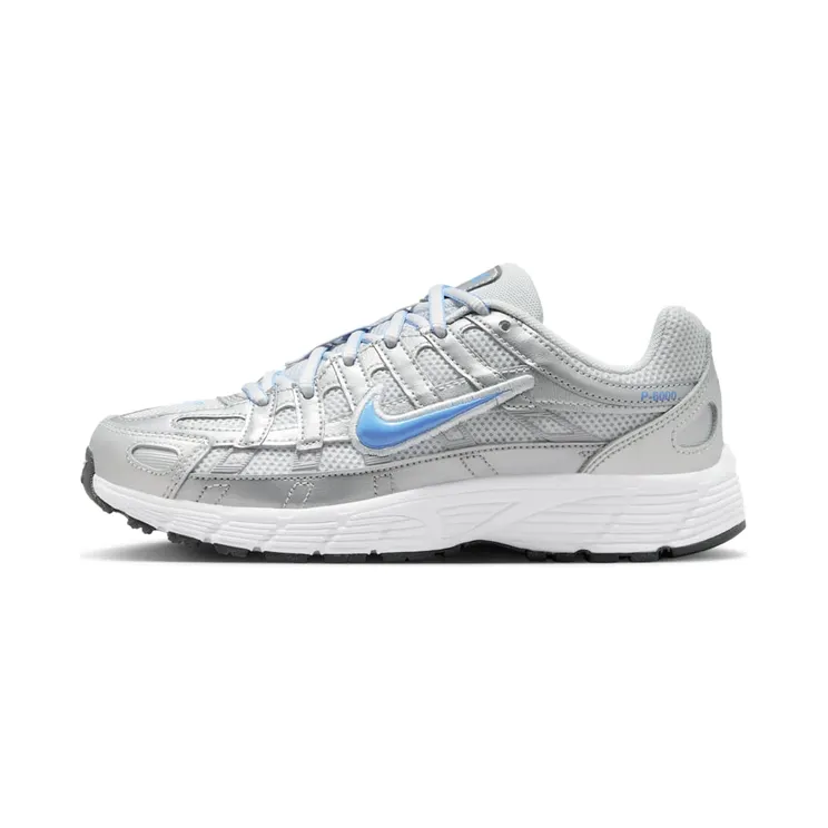 Nike P-6000 “Metallic Platinum / Pure Platinum / Metallic Silver / University Blue” (HV5064-007)