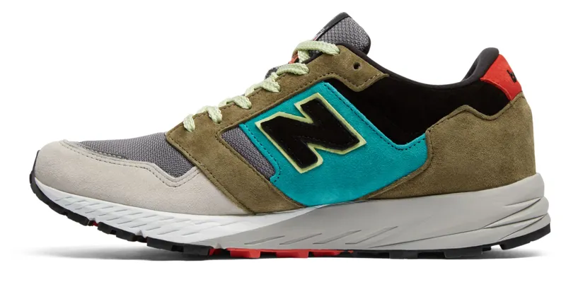 New Balance 575 Grey Green Black Grey/Green-Black (MTL575ST)
