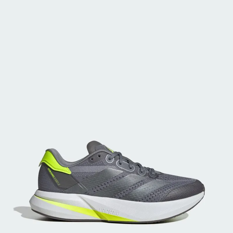 adidas Duramo Speed 2 Grey Iron Metallic Lucid Lemon (JS4411)