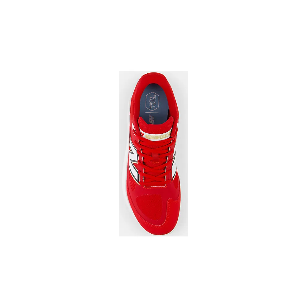 New Balance Fresh Foam 3000v7 Turf Trainer Team Red White (T3000TR7)