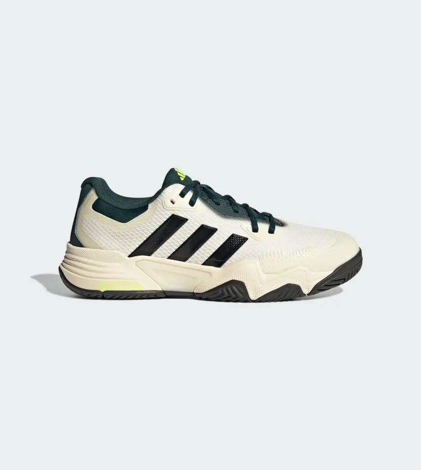 Adidas Solematch Control 2 Tennisschoenen Off White / Silver Metallic / Aurora Ivy (JH5141)