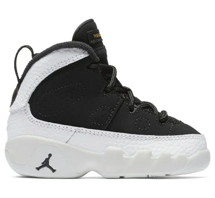 Jordan 9 Retro Black Summit White Metallic Gold (401812-021)