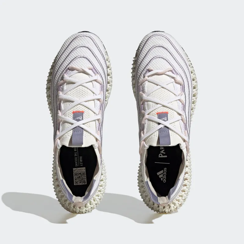 adidas 4DFWD x Parley Non Dyed / Silver Violet / Impact Orange (GX9806)