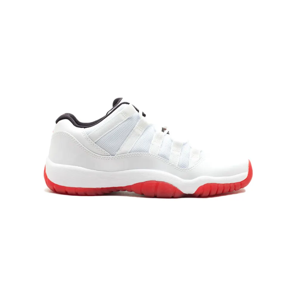 Jordan 11 Retro Low White Varsity Red (GS)
