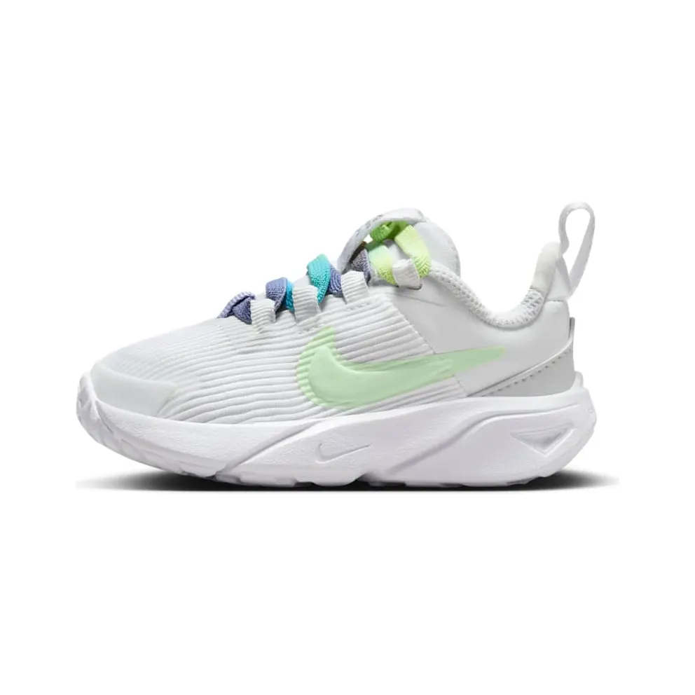 Nike Star Runner 4 Next Nature SE White Photon Dust Total Orange Vapor Green (FN4978-100)