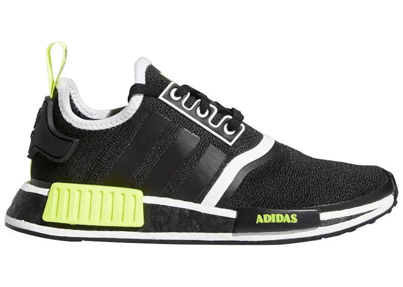 adidas NMD R1 Black Solar Yellow (GS) (GY5060)