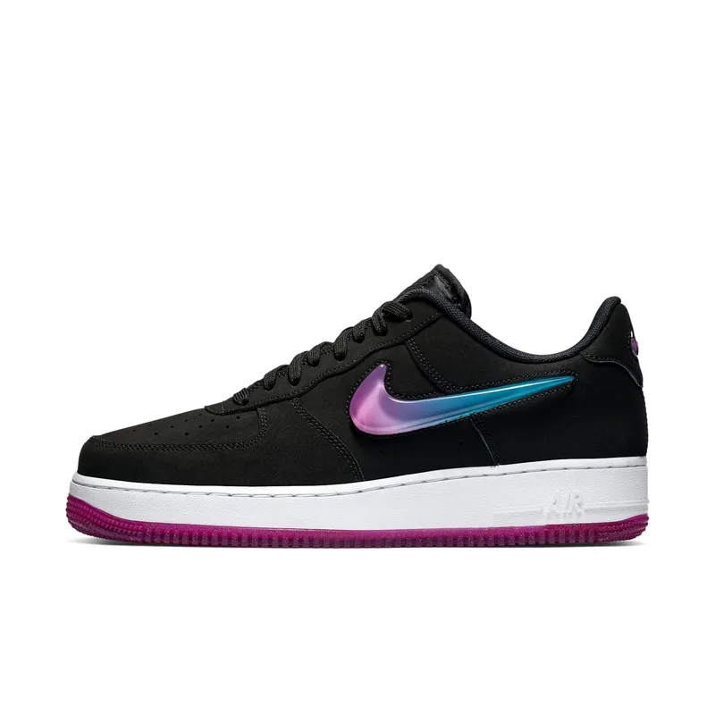 Nike Air Force 1 Low Jelly Jewel Black Black/Active Fuchsia-Blue Lagoon-White (AT4143-001)