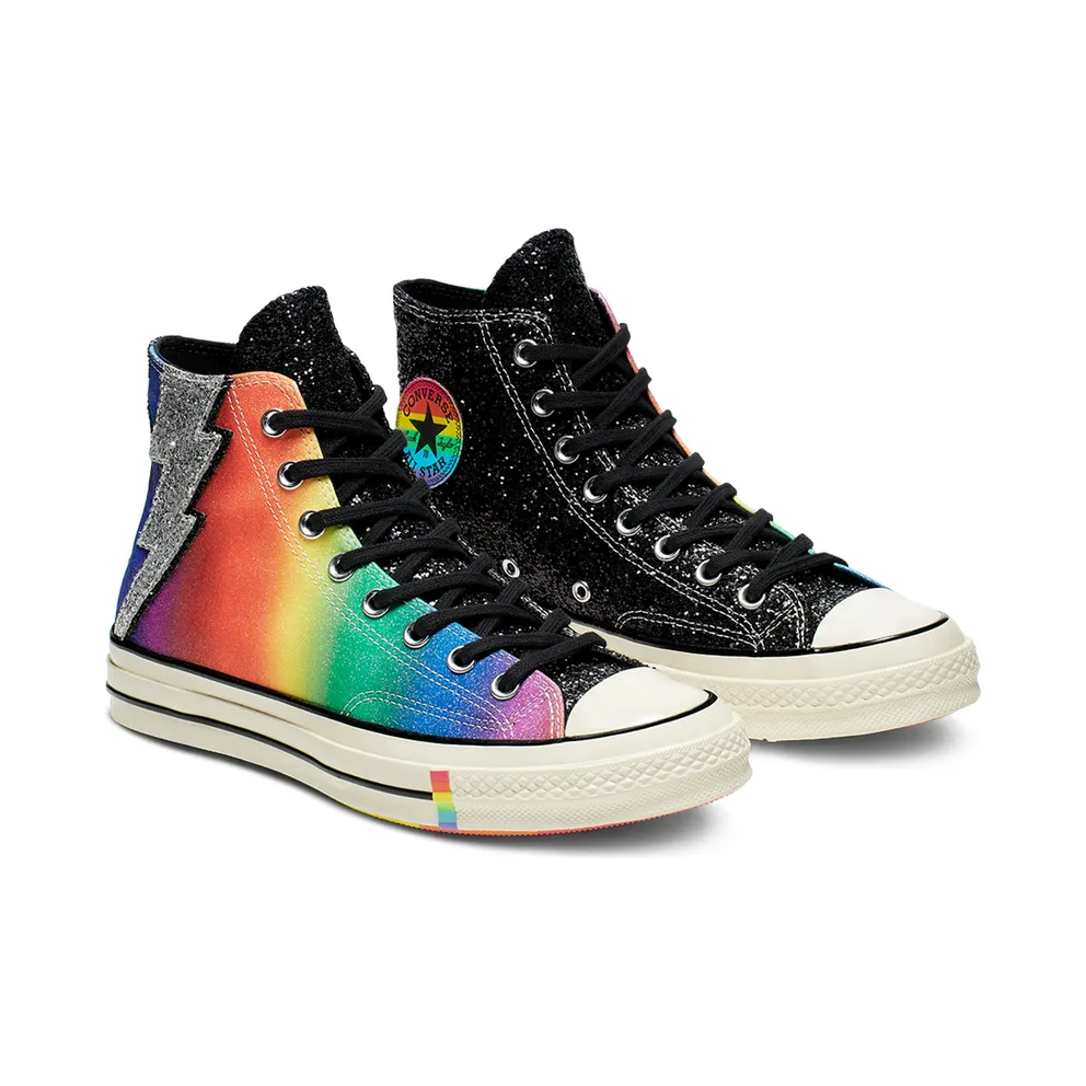 Converse Chuck Taylor All-Star 70s Hi Pride Rainbow (2019) Black/Egret-Multi (165713C)