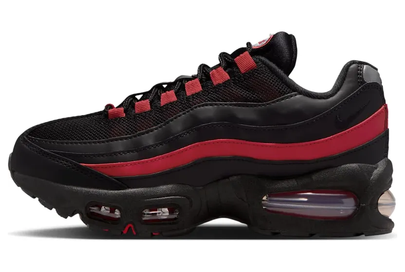 Nike Air Max 95 Black / Team Crimson / Wolf Grey (II4130-015)