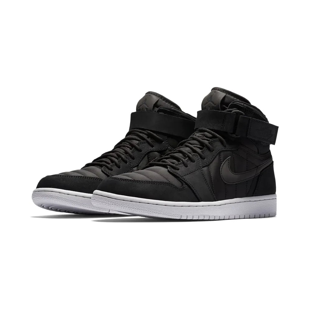 Jordan 1 Retro High Strap Black Anthracite Black/Pure Platinum-Anthracite (342132-004)