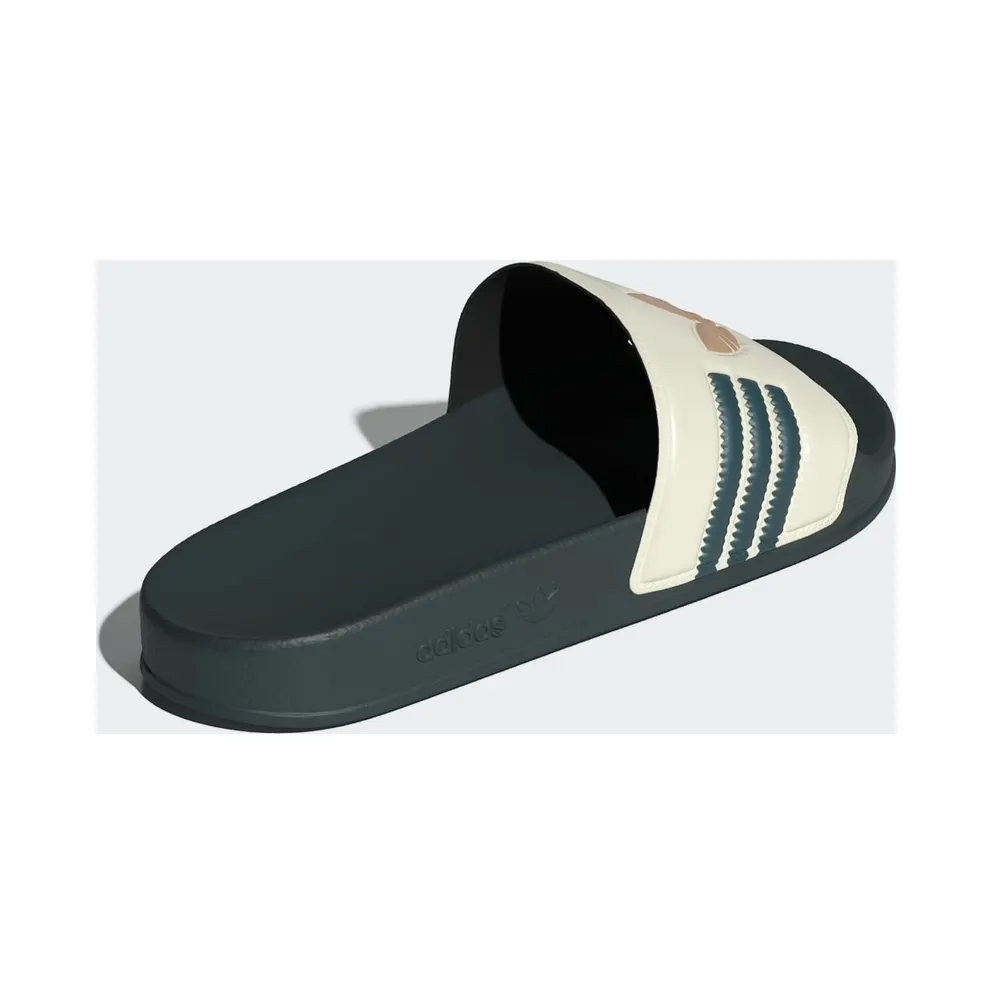 Adidas adilette Slides Cream White / Mineral Green / Warm Sandstone (JH7764)