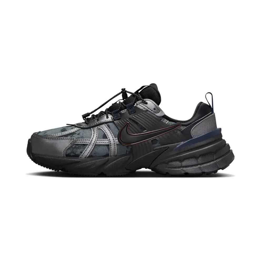 Nike V2K Run Metallic Dark Grey Burgundy Crush (HQ4053-001)