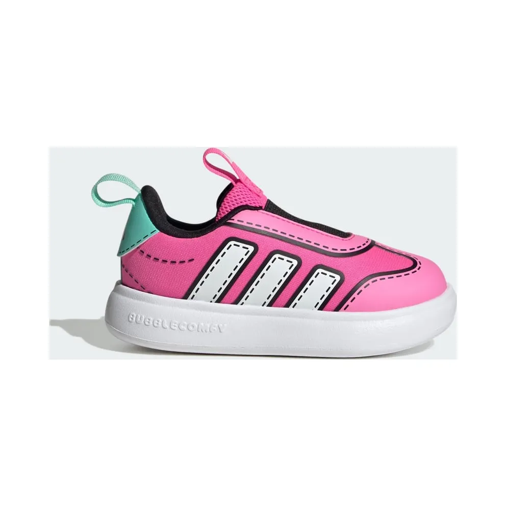 adidas Bubblecomfy Lucid Pink White Flash Aqua (JS0126)