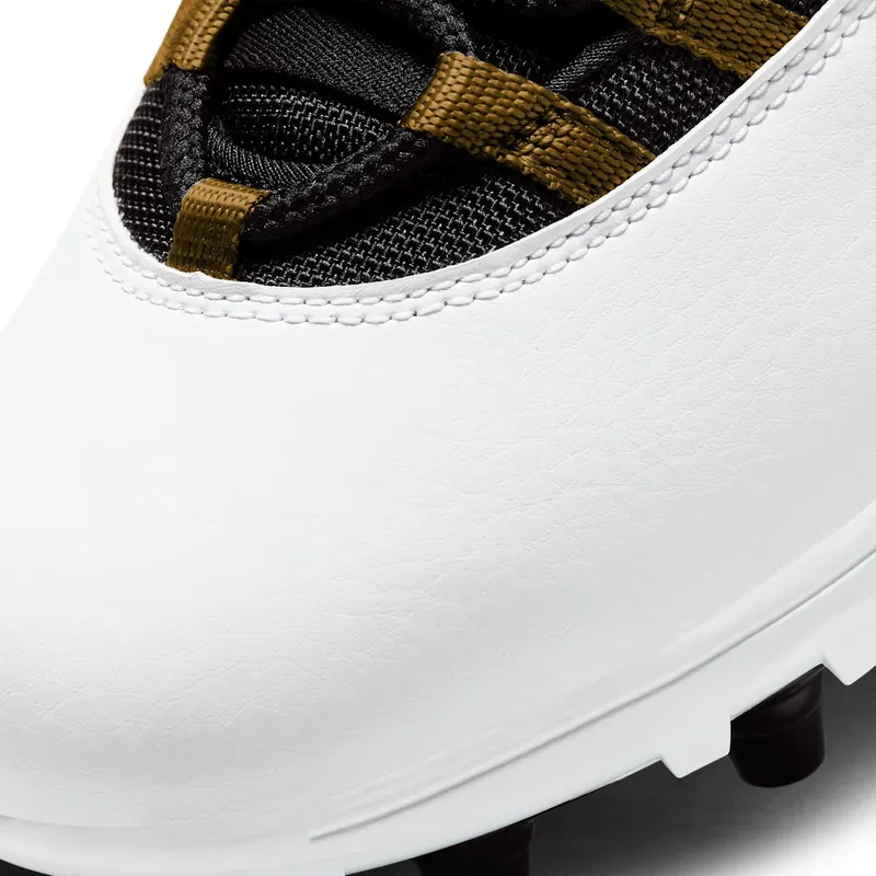 Jordan 10 TD Mid White Black Metallic Gold White/Black-Metallic Gold (CQ2073-107)