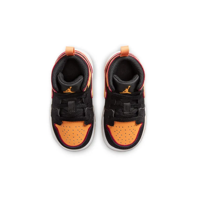 Jordan 1 Mid SE Black Vivid Orange (FJ4926-008)