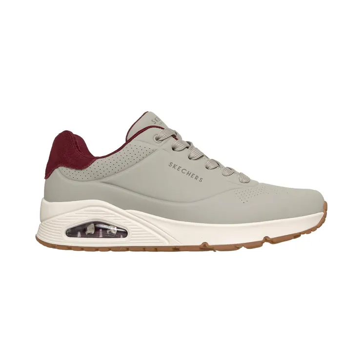 Skechers UNO – Suited On Air Taupe/Bourgondië