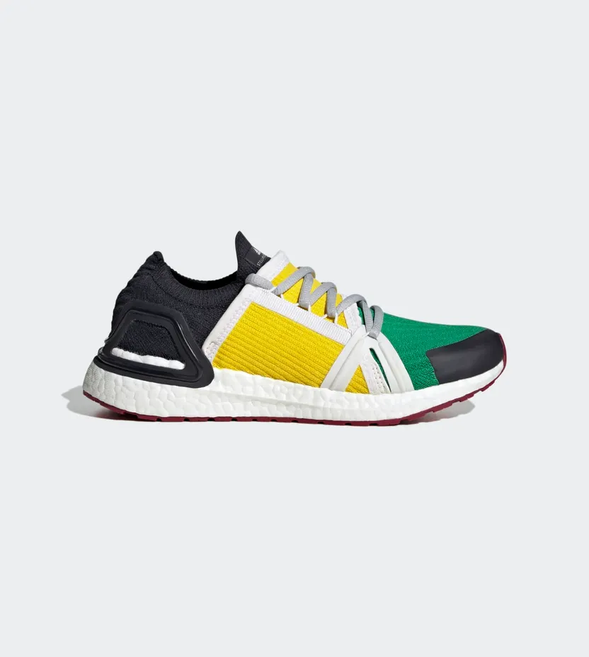 adidas adidas by Stella McCartney Ultraboost 20 Shoes Green / Yellow / Cloud White (GX1568)
