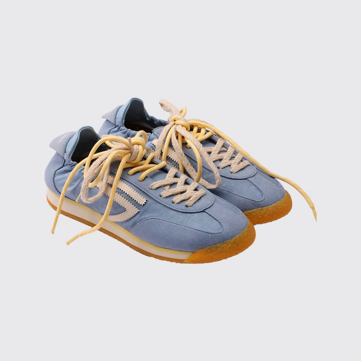 Puraai Panther Vegan Leather and Nylon Sneakers Wisteria (PU602P033)