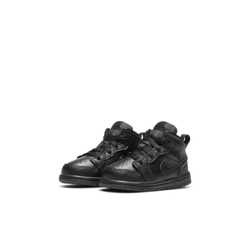 Jordan 1 Mid Triple Black (TD) (640735-091)