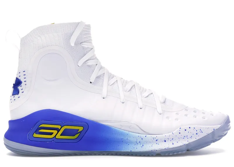 Under Armour Curry 4 Home White/Yellow-Royal Blue (1298306-100)