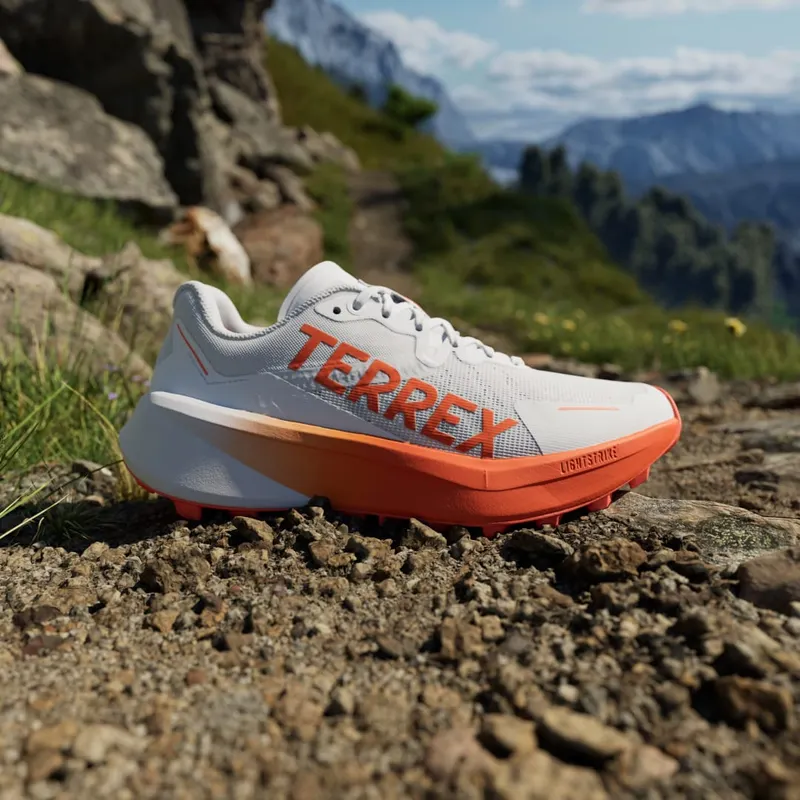 Adidas Terrex Agravic 3 Trail Running Cloud White / Semi Impact Orange / Dash Grey (JI0955)