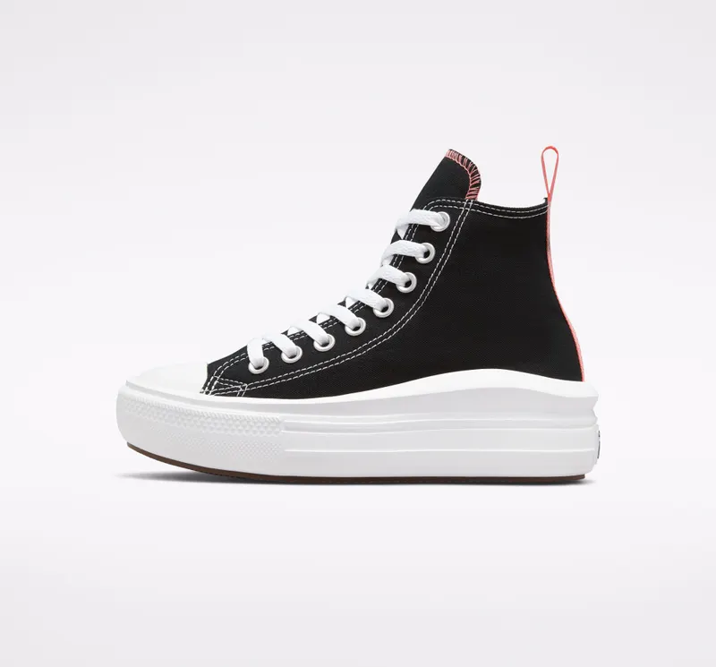 Converse Chuck Taylor All Star Move Platform Black/pink Salt/White