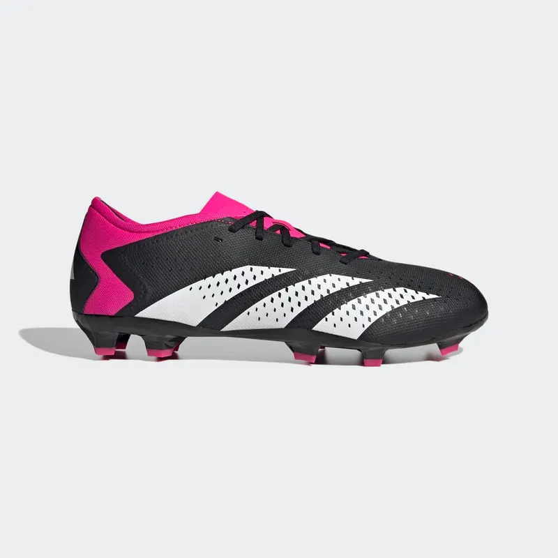 adidas Predator Accuracy.3 Low FG Core Black Cloud White Team Shock Pink (GW4602)