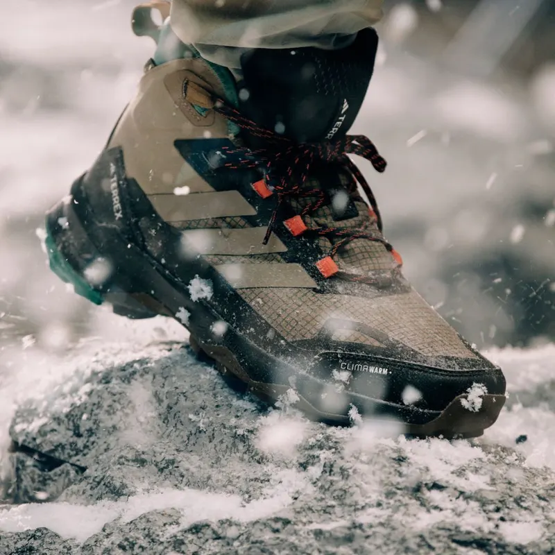 Adidas Terrex Skychaser AX5 Mid GORE-TEX CLIMAWARM+ Hiking Shoes Cardboard / Blanch Cargo / Pure Teal (JH7805)