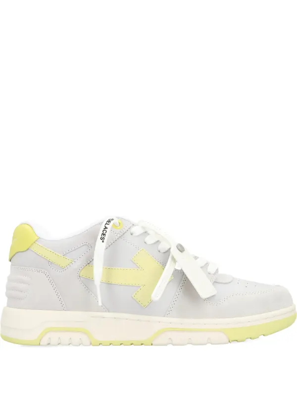 Off-White with Arrow-patroon “Grey” (OMIA189F25LEA005)