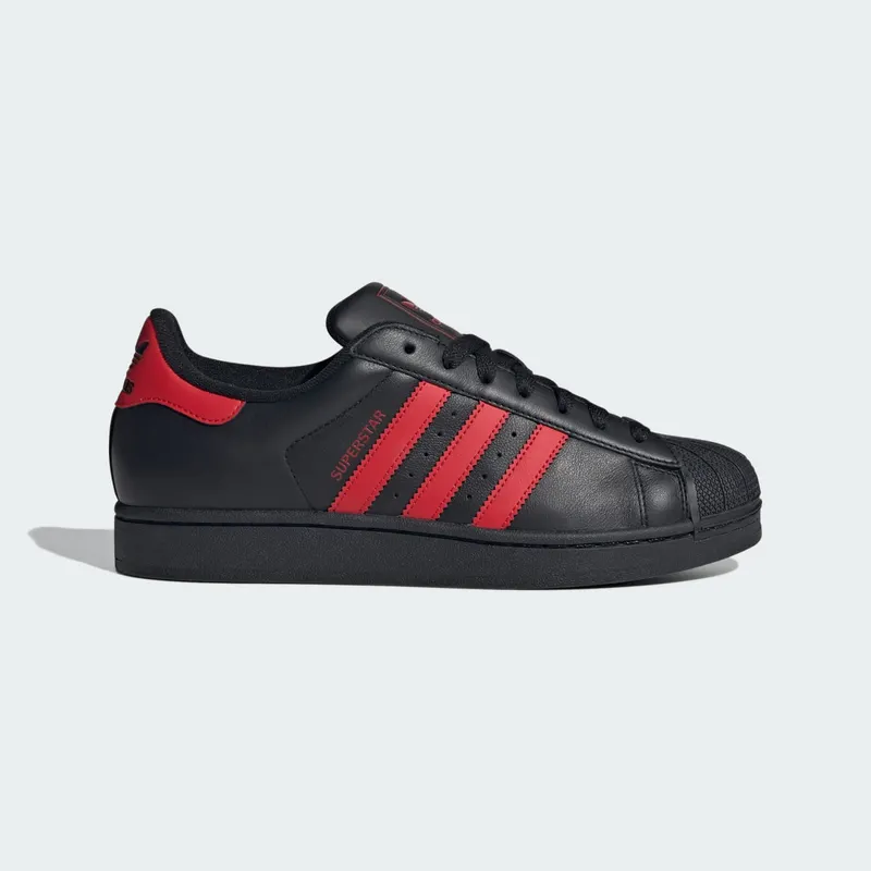 Adidas Superstar II Core Black / Better Scarlet / Core Black (IH4172)