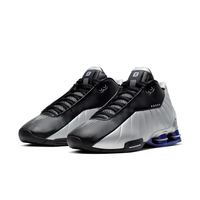 Nike Shox BB4 Black Silver Lapis Black/Metallic Silver-Lapis (AT7843-001)
