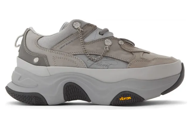 C2H4 Grey My Own Private Planet Quark Alpha Sneakers (R003-096S)