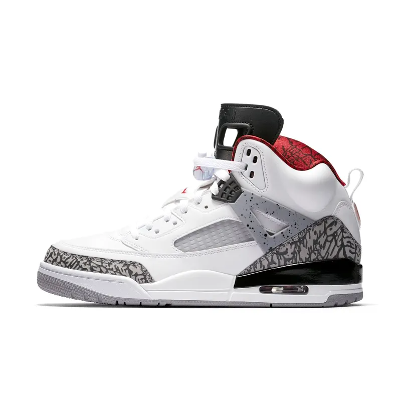 Jordan Spizike White Cement (2017) White/Varsity Red-Cement Grey-Black-Dark Grey (315371-122)