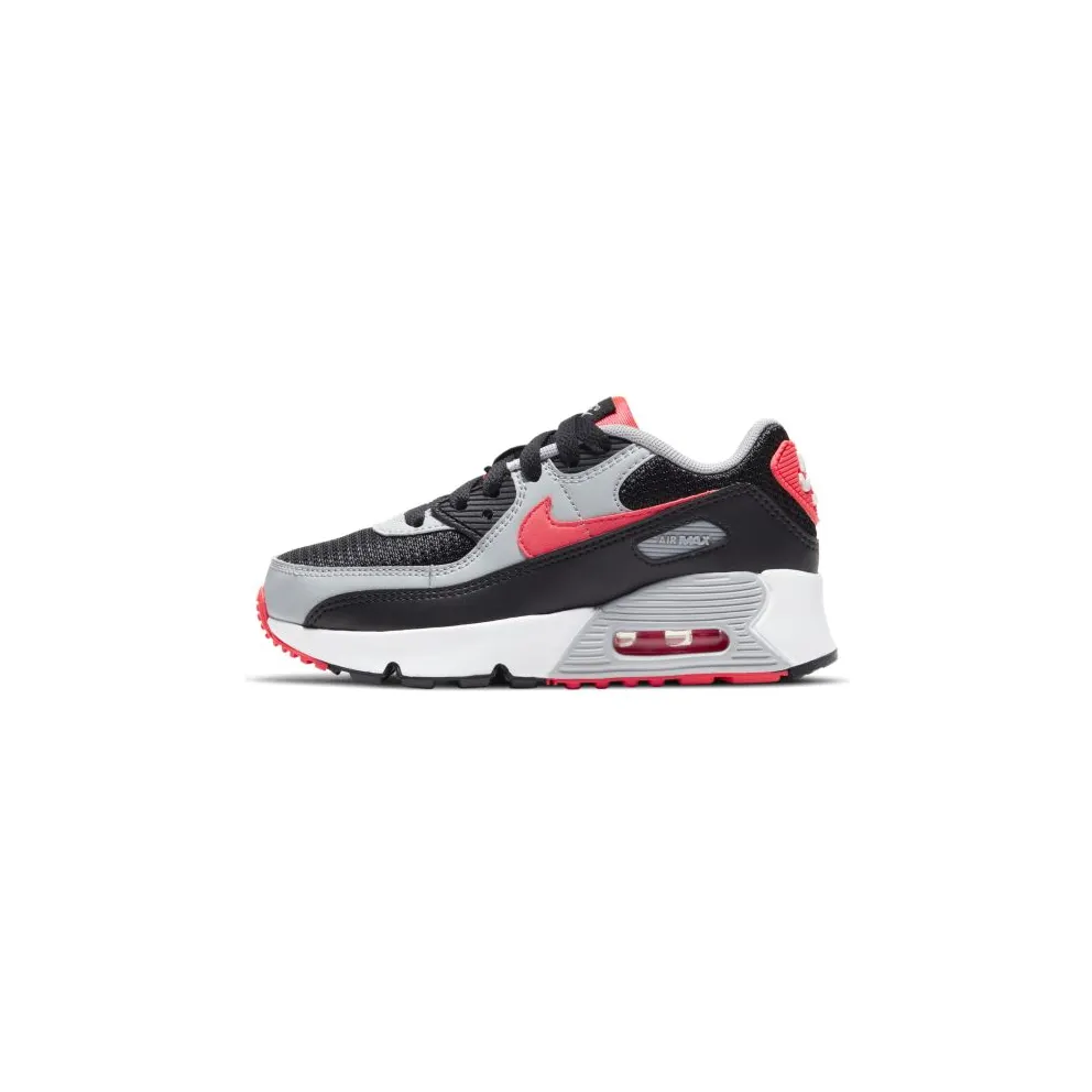 Nike Air Max 90 Black Radiant Red Wolf Grey (PS) “Black / White / Wolf Grey / Radiant Red” (CD6867-009)