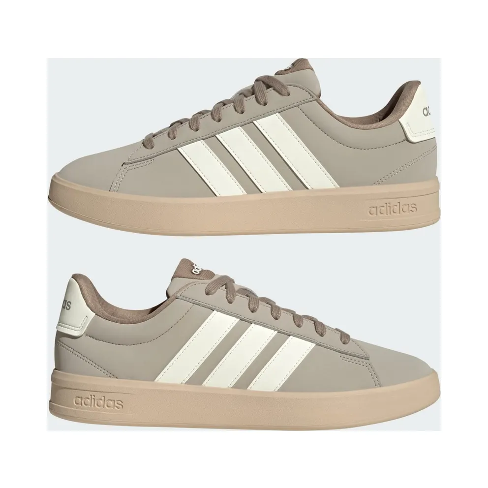 Adidas GRAND COURT 3.0 Shoes Light Brown / Off White / Chalky Brown (KH9533)