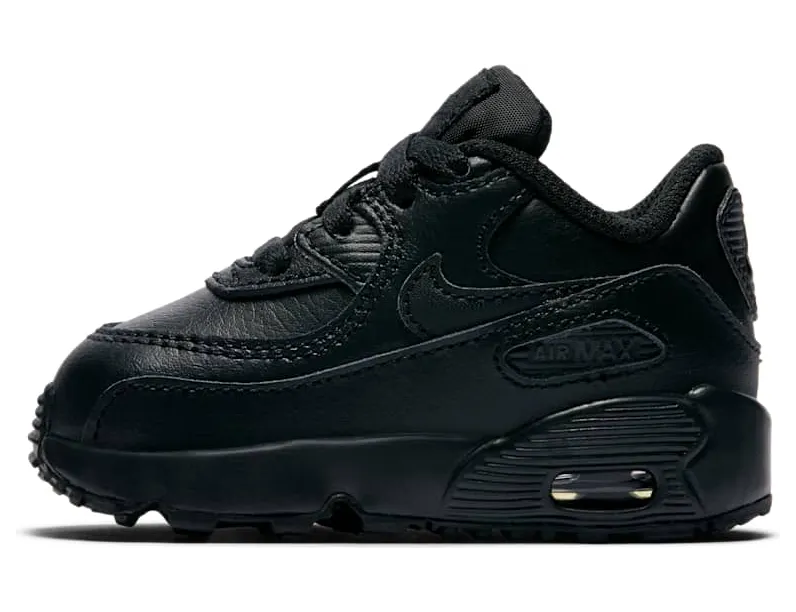 Nike Air Max 90 Leather baby’s/peuters “Black” (833416001)
