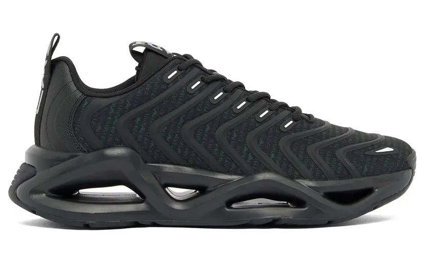 Ea7 Emporio Armani sneaker Triple Black / Green Fluo (7X000303AF18441MZ5478)