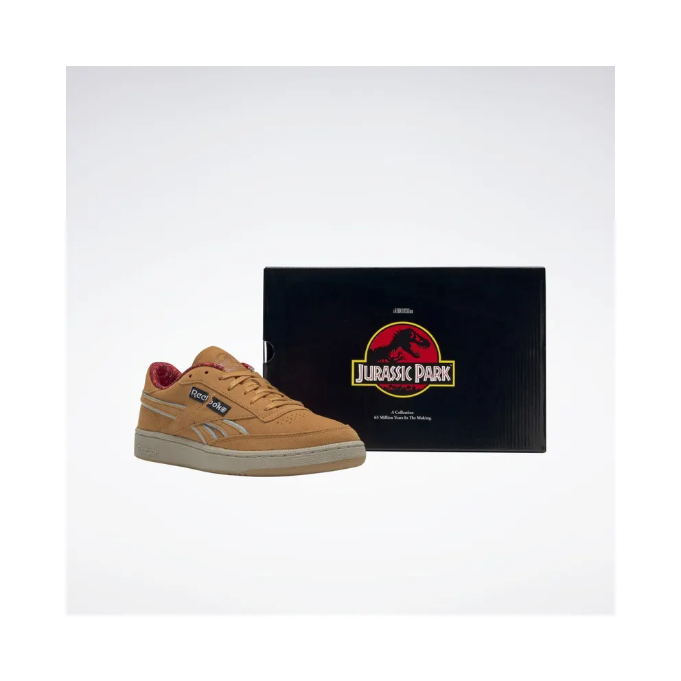 Adidas Jurassic Park Club C Rich Ochre / Diffused Blue / Stadium Red (GZ6322)