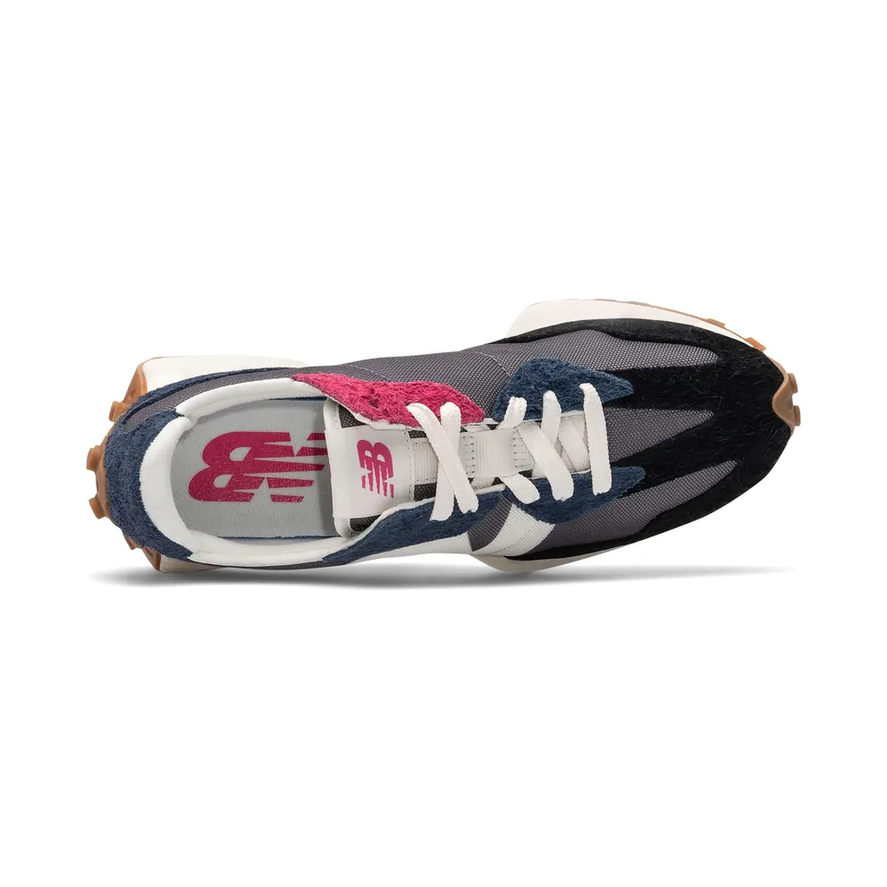 New Balance 327 Grey Navy Black Grey/Navy-Black (MS327SFB)